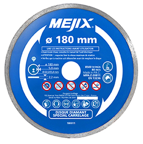 180011 - Disque diamant 180 mm, BR 25.4/22.2 mm