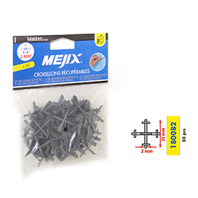 180082 - Croisillons récupérables 2 mm x 50 pcs