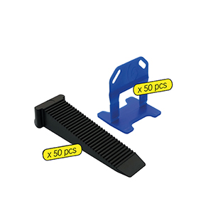 180088 - Auto leveling spacers 2 mm x 50+50 pcs