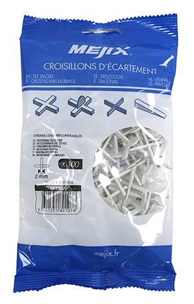 180107 - Croisillons réutilisables ECO 2 mm x100