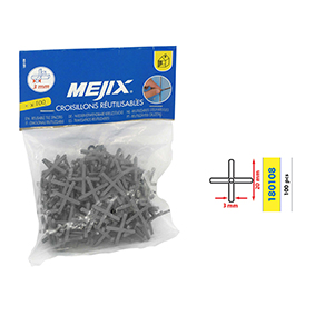 180108 - Croisillons réutilisables ECO 3 mm x100