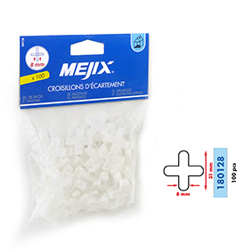 180128 - Spacers 8 mm x 100 pcs