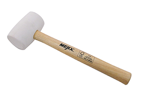 180201 - Maillet caoutchouc blanc 300 mm diam. 53 mm