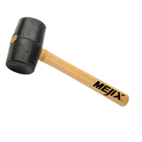 180207 - Maillet caoutchouc noir 275 mm diam. 44 mm