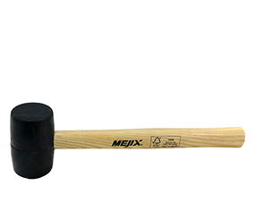 180207 - Maillet caoutchouc noir 275 mm diam. 44 mm