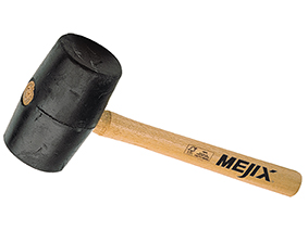 180208 - Maillet caoutchouc noir 310 mm diam. 60 mm