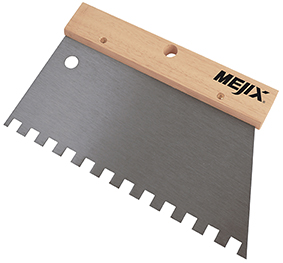 180232 - Peigne à colle manche bois 220 mm U 9x9
