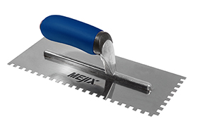 180250 - Serrated sreel trowel U7x7