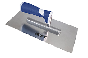 180258 - Platoir acier dentelé 280x115 mm V 3x3